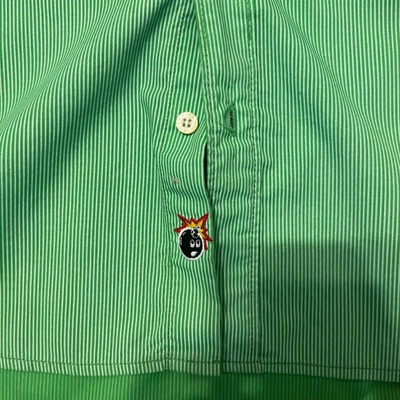 The Hundreds Green Oxford Shirt medium. 2007 - Picture 2 of 8